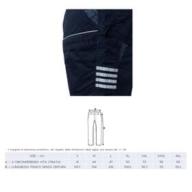 Pantalone da lavoro multitasca Rossini R-Stretch A80704 